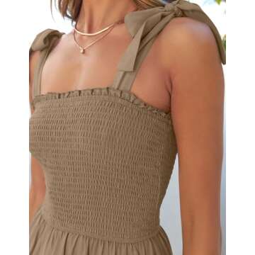 ZESICA Summer Boho Maxi Dress - Stylish Floral Design