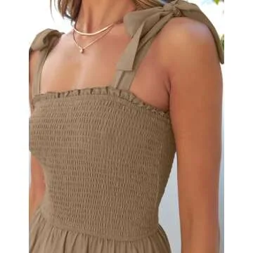 ZESICA Summer Boho Maxi Dress - Stylish Floral Design