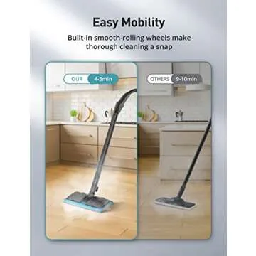 Aspiron Portable Steam Cleaner with 21 Accessories