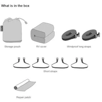 Durable GEARFLAG Class B RV Cover for All Weather