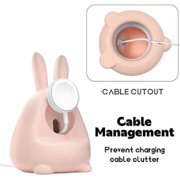 ELETIUO Charger Stand for Apple Watch - Stylish & Functional