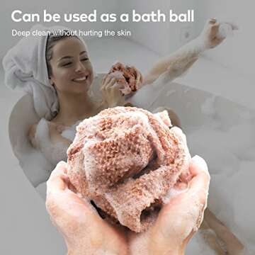 TCOTBE African Net Sponge for Exfoliating and Bathing