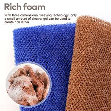 TCOTBE African Net Sponge for Exfoliating and Bathing