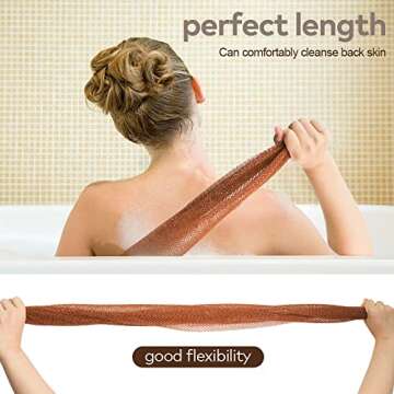 TCOTBE African Net Sponge for Exfoliating and Bathing