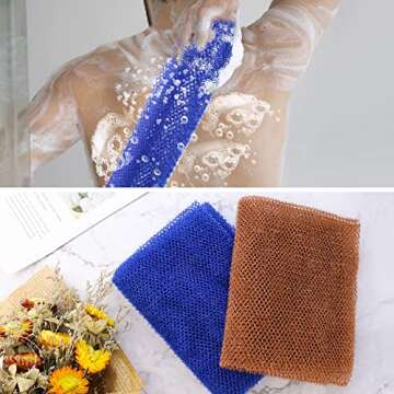 TCOTBE African Net Sponge for Exfoliating and Bathing