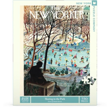 New Yorker Skating in The Park 750 Piece Puzzle