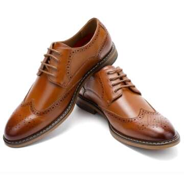 Buy Temeshu Men's Dress Shoes Comfortable Oxford Style