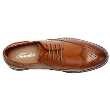 Buy Temeshu Men's Dress Shoes Comfortable Oxford Style