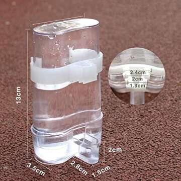 Hypeety Bird Feeder - Automatic 200ml Cup for Small Birds