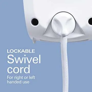 Hamilton Beach Professional 5-Speed Electric Hand Mixer with High-Performance DC Motor, Slow Start, Snap-On Storage Case, Stainless Steel Beaters & Whisk, White (62652)