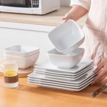 vancasso Soho 12-Piece Ceramic Dinnerware Set
