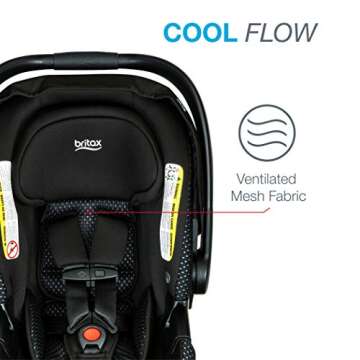 Britax B-Safe Gen2 Flexfit Infant Car Seat, Cool Flow Grey