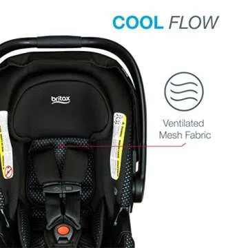 Britax B-Safe Gen2 Flexfit Infant Car Seat, Cool Flow Grey