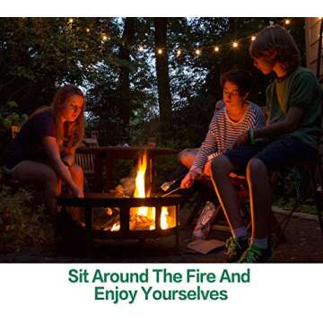 M MCIRCO Marshmallow Roasting Sticks,Set of 12 Pack 45'' Telescoping Smores Skewers Hot Dog Extending Stainless Steel Forks for Camping, Campfire, Bonfire Kids, Multicolor,Include 20 Bamboo Skewers