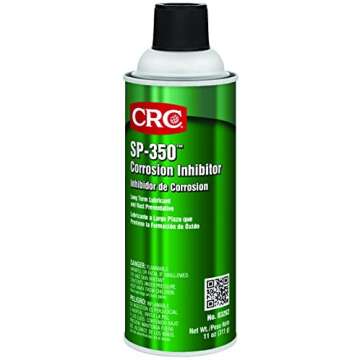 CRC SP-350 Corrosion Inhibitor 03262 – [Pack of 12] 11 Wt. Oz. Aerosol Spray, Heavy-Duty Rust Prev...