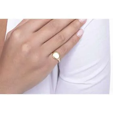 Elegant Jewel Box Women's Constellation ring in solid Gold 9k, 14k, & 18k, custom Zodiac chevalier ring, Signet ring with Constellation symbols, Personalized Birthday gift, RN377 stars