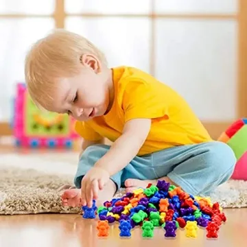 Timoo Colored Counting Bears - 60 PCS Learning Toys