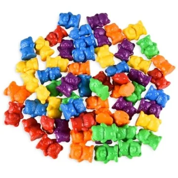 Timoo Colored Counting Bears - 60 PCS Learning Toys