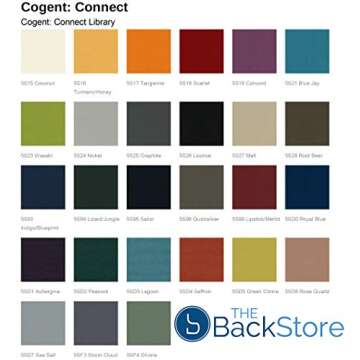 Steelcase Gesture Office Desk Chair with Headrest Plus Lumbar Support Cogent Connect Licorice 5S26 Fabric Standard Black Frame