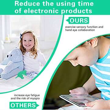 St. Patrick's Day Toy Sets Packs Stress Anxiety Relief Assortment Toys for Autistic ADHD HDD Kids Adults, Marble Mesh Squeeze Pop Tubes Sensory Toys Stocking Stuffers for Kids (AZ)