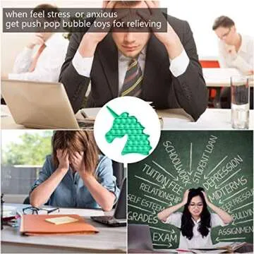 St. Patrick's Day Toy Sets Packs Stress Anxiety Relief Assortment Toys for Autistic ADHD HDD Kids Adults, Marble Mesh Squeeze Pop Tubes Sensory Toys Stocking Stuffers for Kids (AZ)