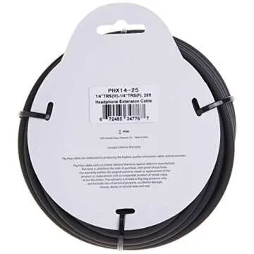 Pig Hog PHX14-25 Headphone Extension Cable 25ft