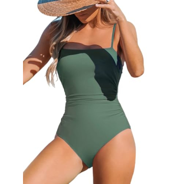 CUPSHE Women's One Piece Swimsuit for Tummy Control