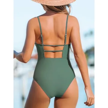CUPSHE Women's One Piece Swimsuit for Tummy Control