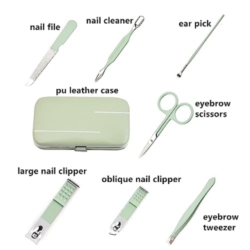 Elegant Manicure Set for Men and Women - Travel Friendly
