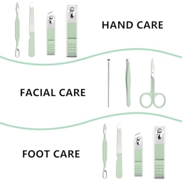 Elegant Manicure Set for Men and Women - Travel Friendly