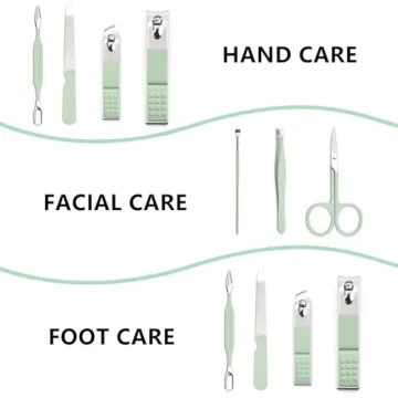 Elegant Manicure Set for Men and Women - Travel Friendly