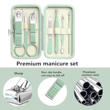 Elegant Manicure Set for Men and Women - Travel Friendly