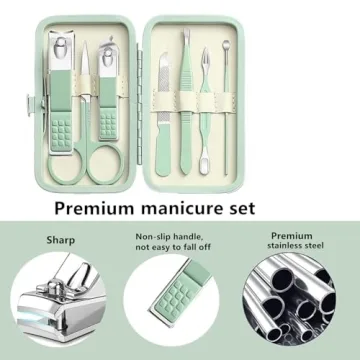Elegant Manicure Set for Men and Women - Travel Friendly