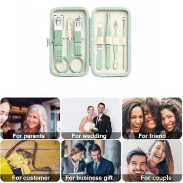 Elegant Manicure Set for Men and Women - Travel Friendly