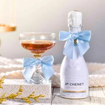 Rainbow Pana Baby Blue Twist Tie Bows 120 Pack 3"