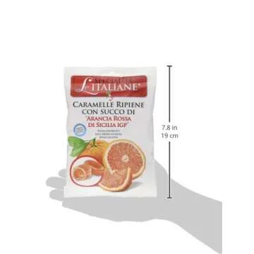 Serra Le Italiane - Italian Hard Candy Filled with Red Orange