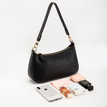 Stylish VODIU Clutch Tote Handbag with Removable Straps