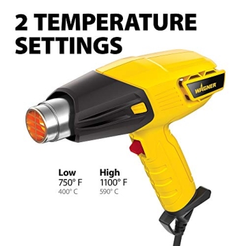 Wagner FURNO 300 Heat Gun, Dual Temp, Perfect for DIY Projects