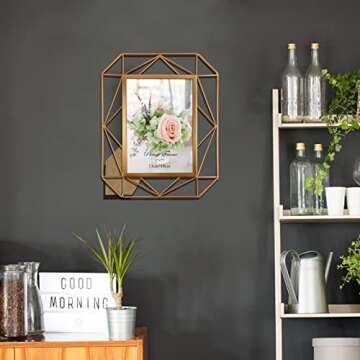 Elegant QUTREY 5x7 Metal Picture Frame Set of 2