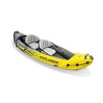 Intex Explorer K2 and Challenger K1 Inflatable Kayaks Set