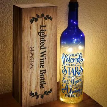 Wine Bottle Lights - Unique Gifts for Women & Friends