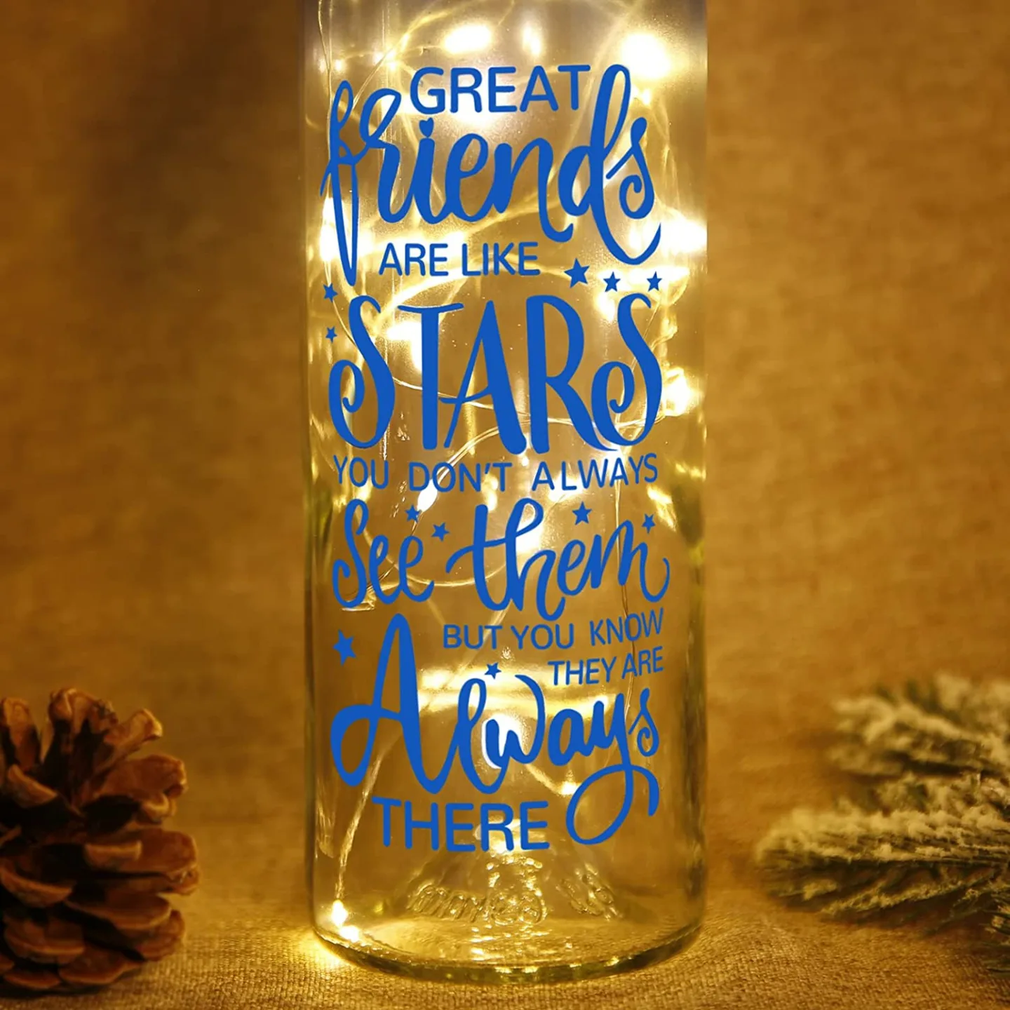 Wine Bottle Lights - Unique Gifts for Women & Friends