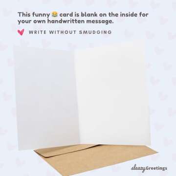 Sleazy Greetings Funny Valentine's Day Card for Him - Anniversary Cards For Husband - Naughty Card -...