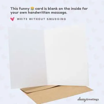 Sleazy Greetings Funny Valentine's Day Card for Him - Anniversary Cards For Husband - Naughty Card -...