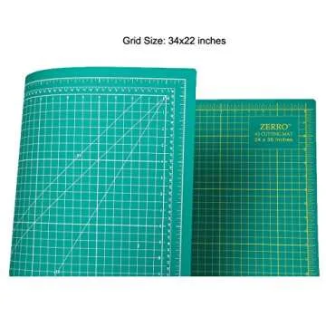 ZERRO Cutting Mat 24" x 36" for Craft & Sewing Projects