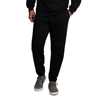 Fruit of the Loom Men's Eversoft Fleece Joggers - Relaxed Fit, Moisture Wicking, Tapered Sweatpants