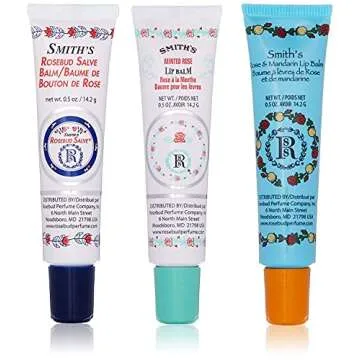 Smith's Rosebud Lip Balm Set for Hydration & Care