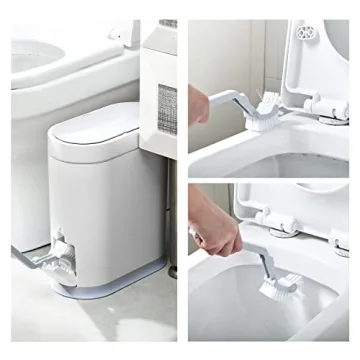 ELPHECO Motion Sensor Bathroom Trash Can with Toilet Brush