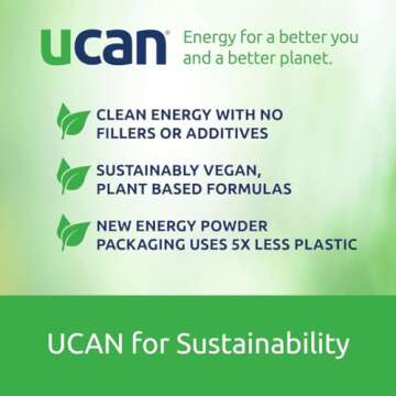 UCAN Energy Bars | Low Sugar, Low Calories | Gut Friendly, Caffeine-Free, Vegan, Non-GMO, No Soy, Keto Friendly | Running, Cycling, Fitness, Pre & Post Workout | Chocolate Almond Butter 12 Count