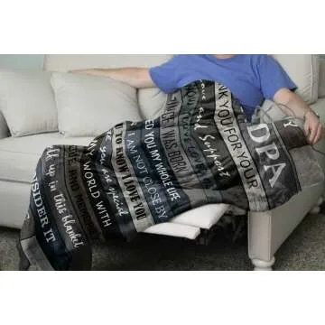Cozy Blanket for Grandpa - Perfect Gift Idea